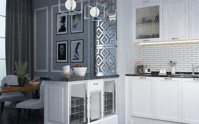 Skalini Etched field tile