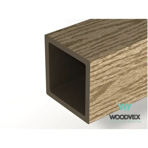 Столб ограждения из ДПК Woodvex Кофе 100х100х3000 мм