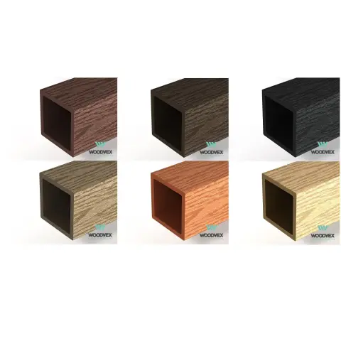 Столб ограждения из ДПК Woodvex Сакура 120х120х3000 мм