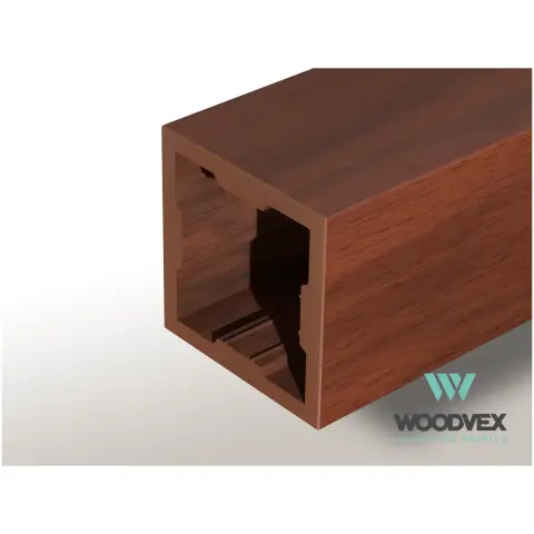 Столб ограждения из ДПК Woodvex Палисандр 120х120х3000 мм