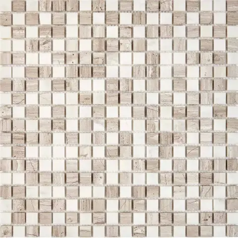 Мозаика Pixel mosaic Мрамор PIX280 чип 15х15мм