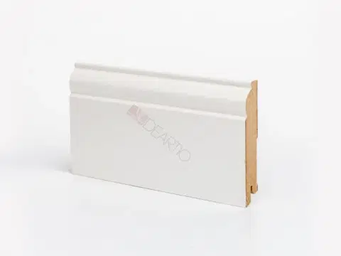 Плинтус Deartio Universal U104-150 Белый 16х150х2050 мм (пог. м)