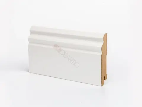Плинтус Deartio Universal U105-120 Белый 16х120х2050 мм (пог. м)