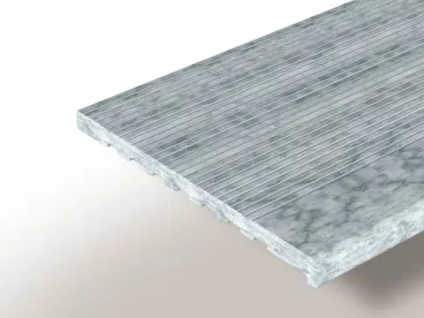 Профиль ступеней Woodvex Select Colorite Бело-серый 22х348x3000 мм