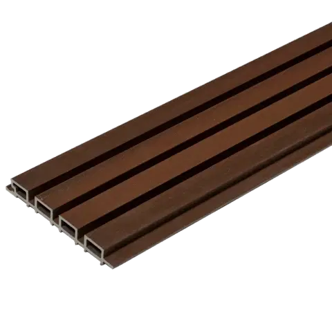Стеновая реечная панель из ДПК CM Wall Merbau 26х219х3000 мм